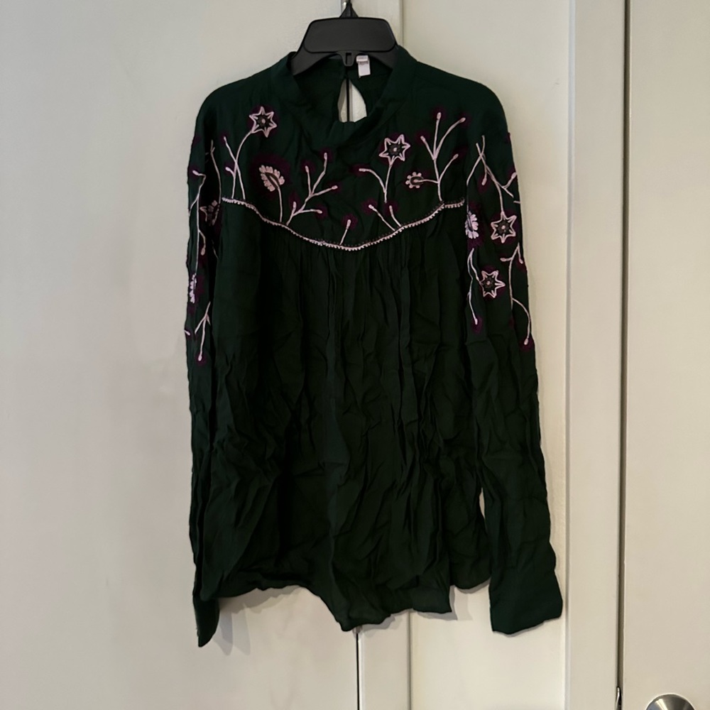 PARKER EMBROIDERED BLOUSE